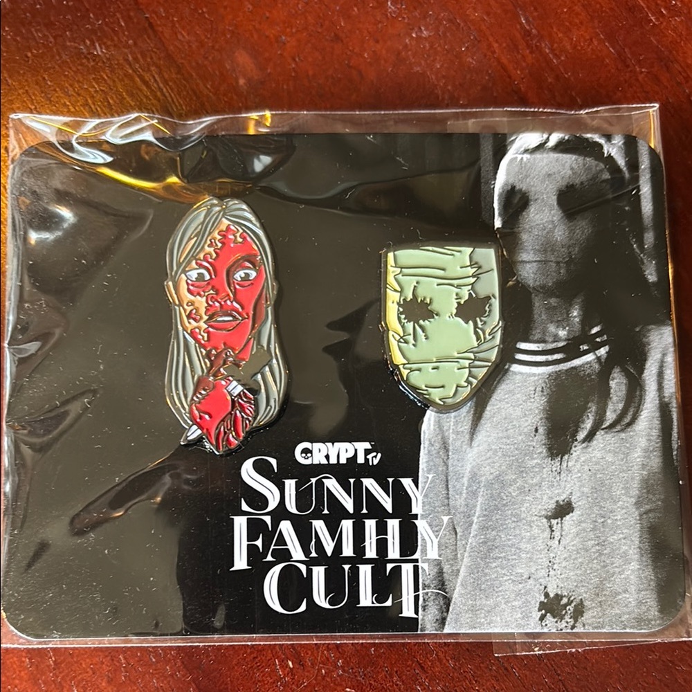Loot Crate Crypt TV Enamel Pin Set